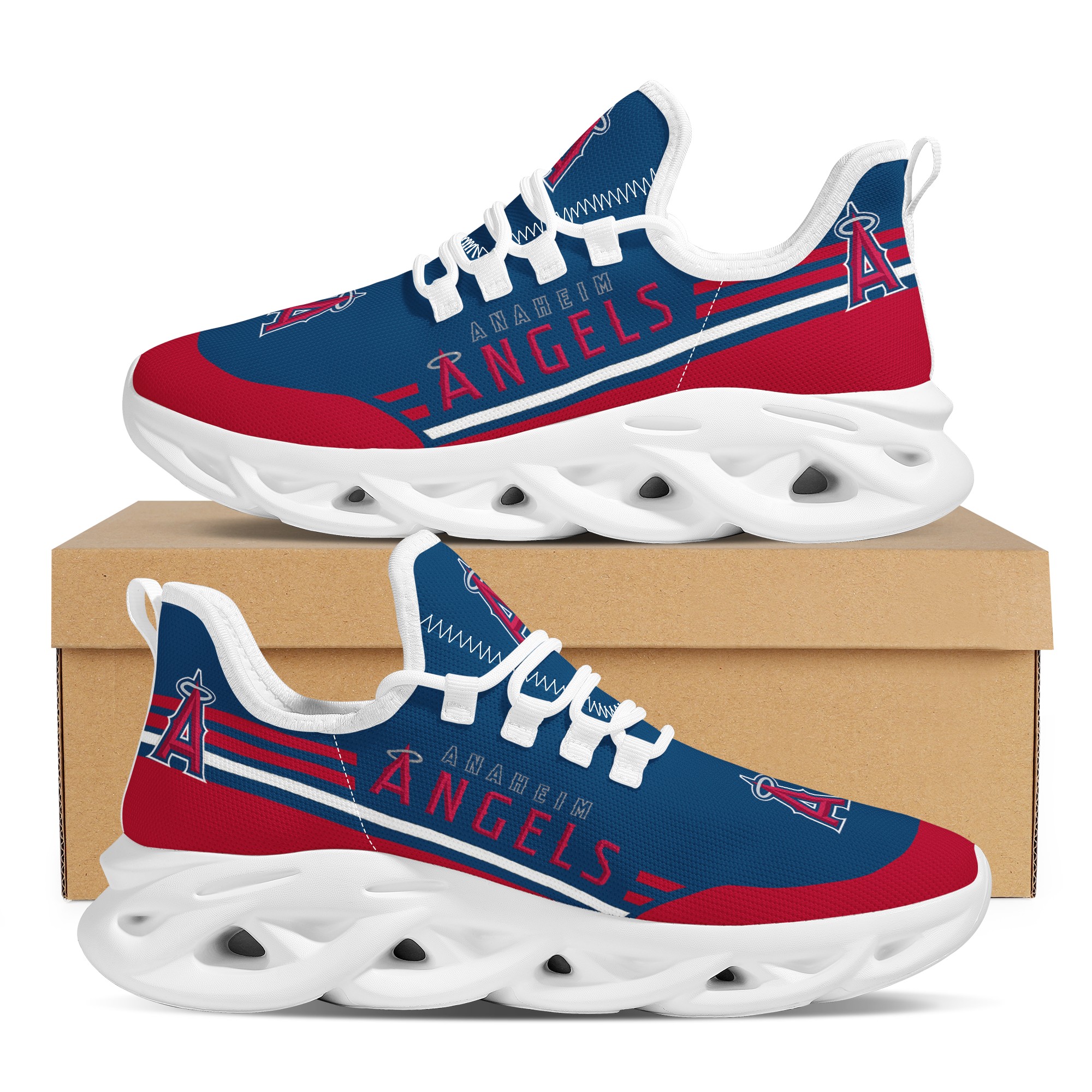 Men's Los Angeles Angels Flex Control Sneakers 002